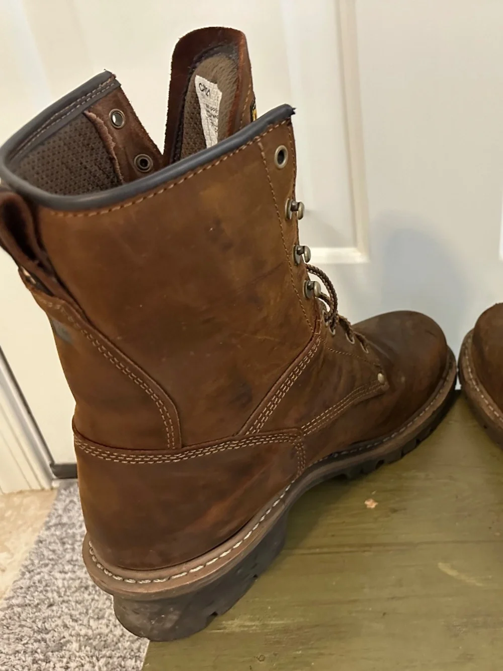 Carolina Steel Toe Leather Boots Mens 9.5